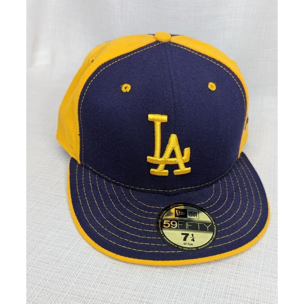 LA Dodgers MLB LA Lakers NBA‎ Crossover 59Fifty Fitted Hat (Multiple Sizes)